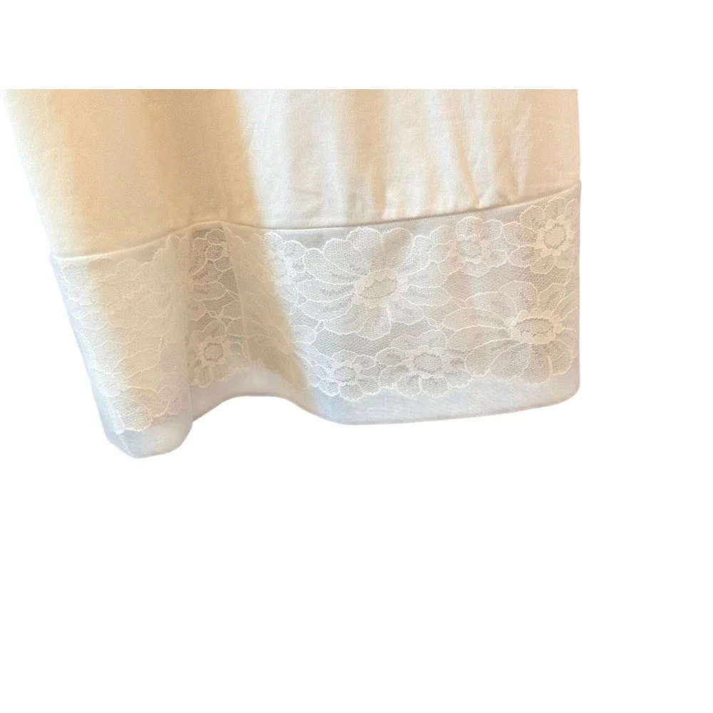 70's Style Vanity Fair Full Slip Lace Trim Coquette Dollcore Bridal Feminine